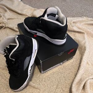 Oreos Air Jordan 5 Retro blk/gray/white